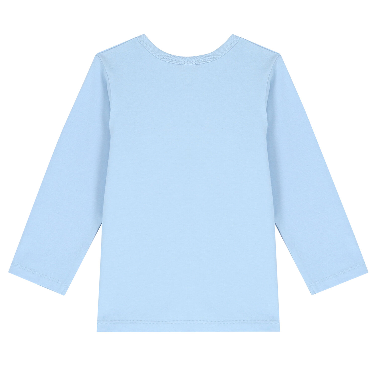 Baby Boys Blue Teddy Long Sleeve Top, 2, hi-res