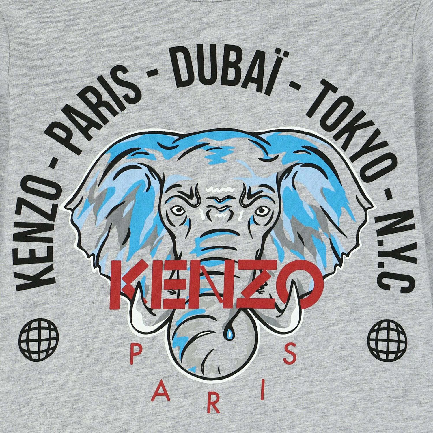 Boys Grey Logo Long Sleeve Top, 1, hi-res