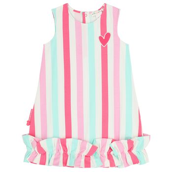 Girls Multi-Coloured Striped Dress