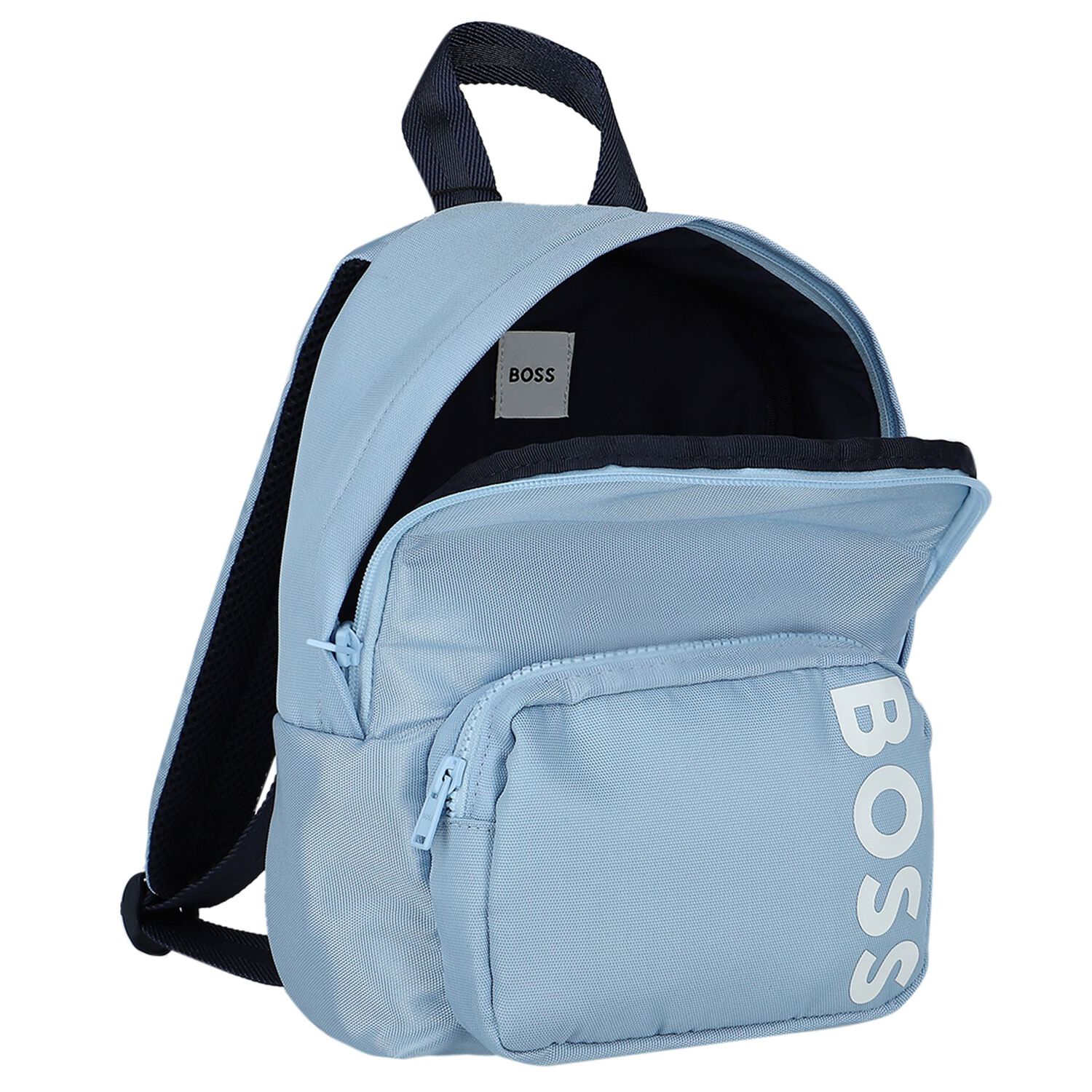 Boys Blue Logo Backpack, 1, hi-res image number null