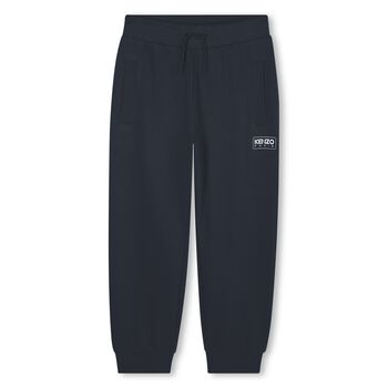 Navy Blue Logo Joggers