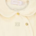 Baby Girls Ivory Logo Babygrow, 1, hi-res