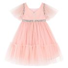 Girls Pink Embellished Haute Couture Dress, 1, hi-res