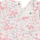Baby Girls White & Pink Floral Babygrow Set, 1, hi-res