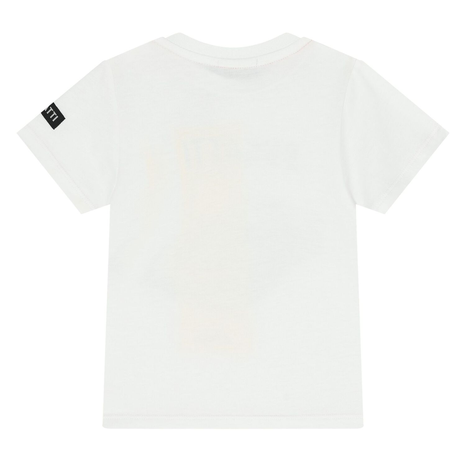 Younger Boys White Logo T-Shirt, 1, hi-res