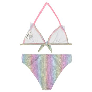 Girls Iridescent Rainbow Bikini