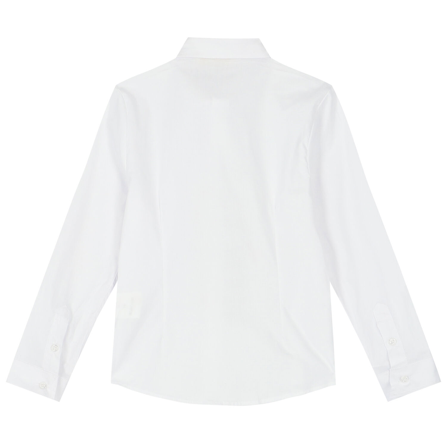 Boys White Logo Shirt, 1, hi-res