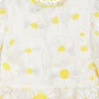 Girls Ivory & Yellow Floral Dress, 1, hi-res