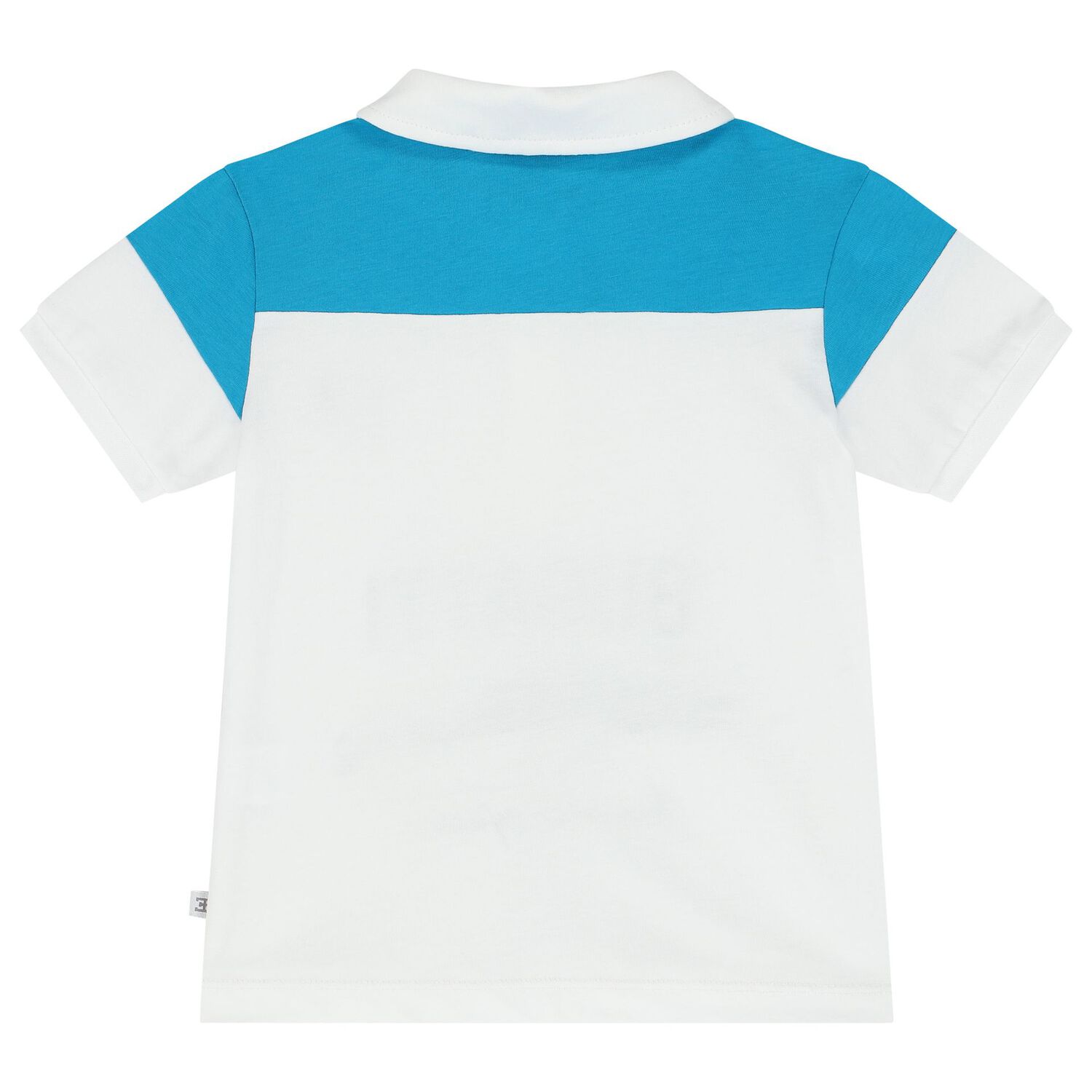 Younger Boys Blue & White Logo Polo Shirt, 1, hi-res image number null
