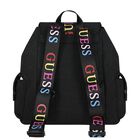 Girls Black Logo Backpack, 1, hi-res