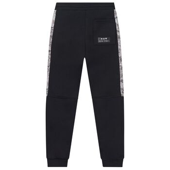 Boys Black Joggers