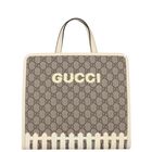 Girls Beige GG Supreme Tote Bag, 1, hi-res