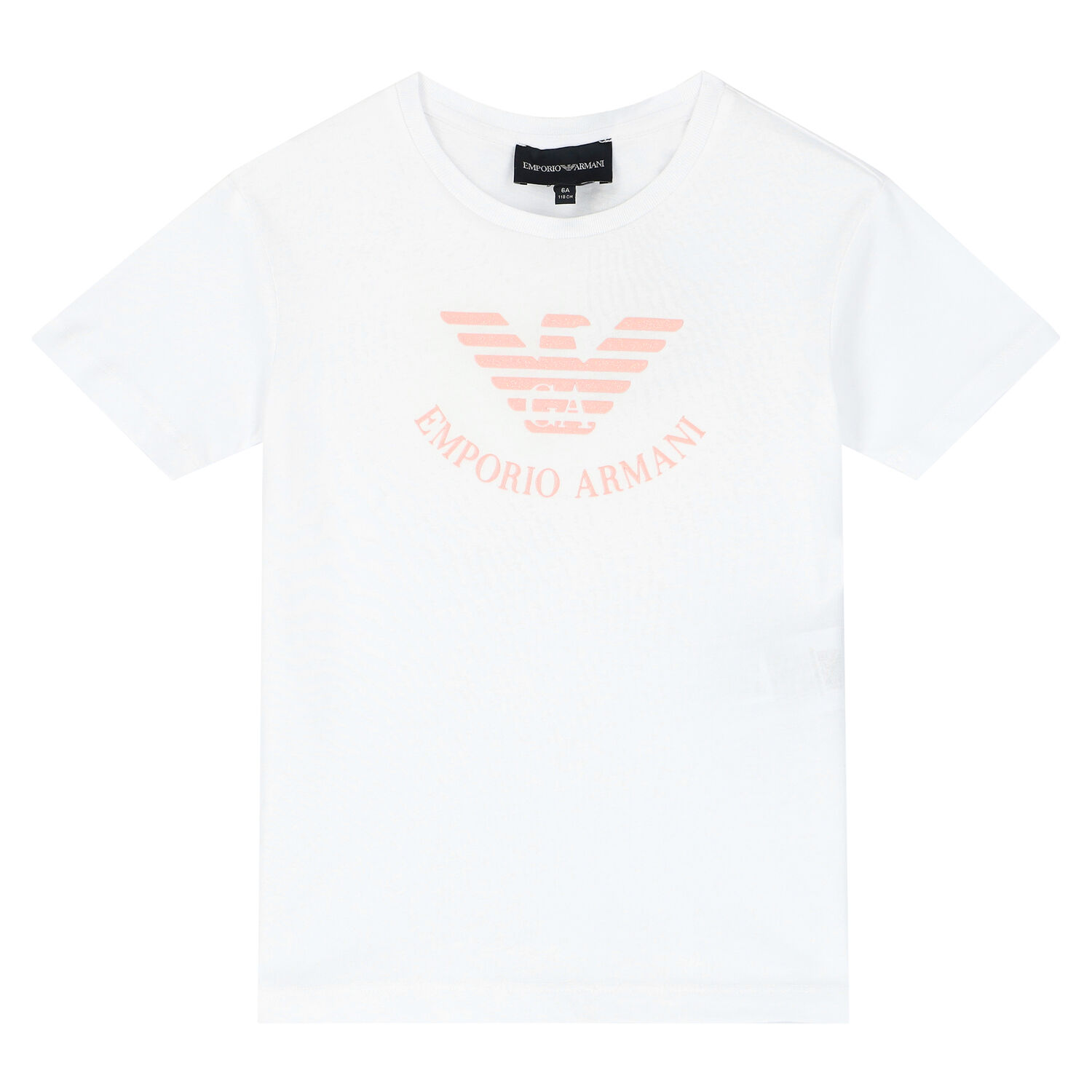Girls White Logo T-Shirt, 1, hi-res image number null