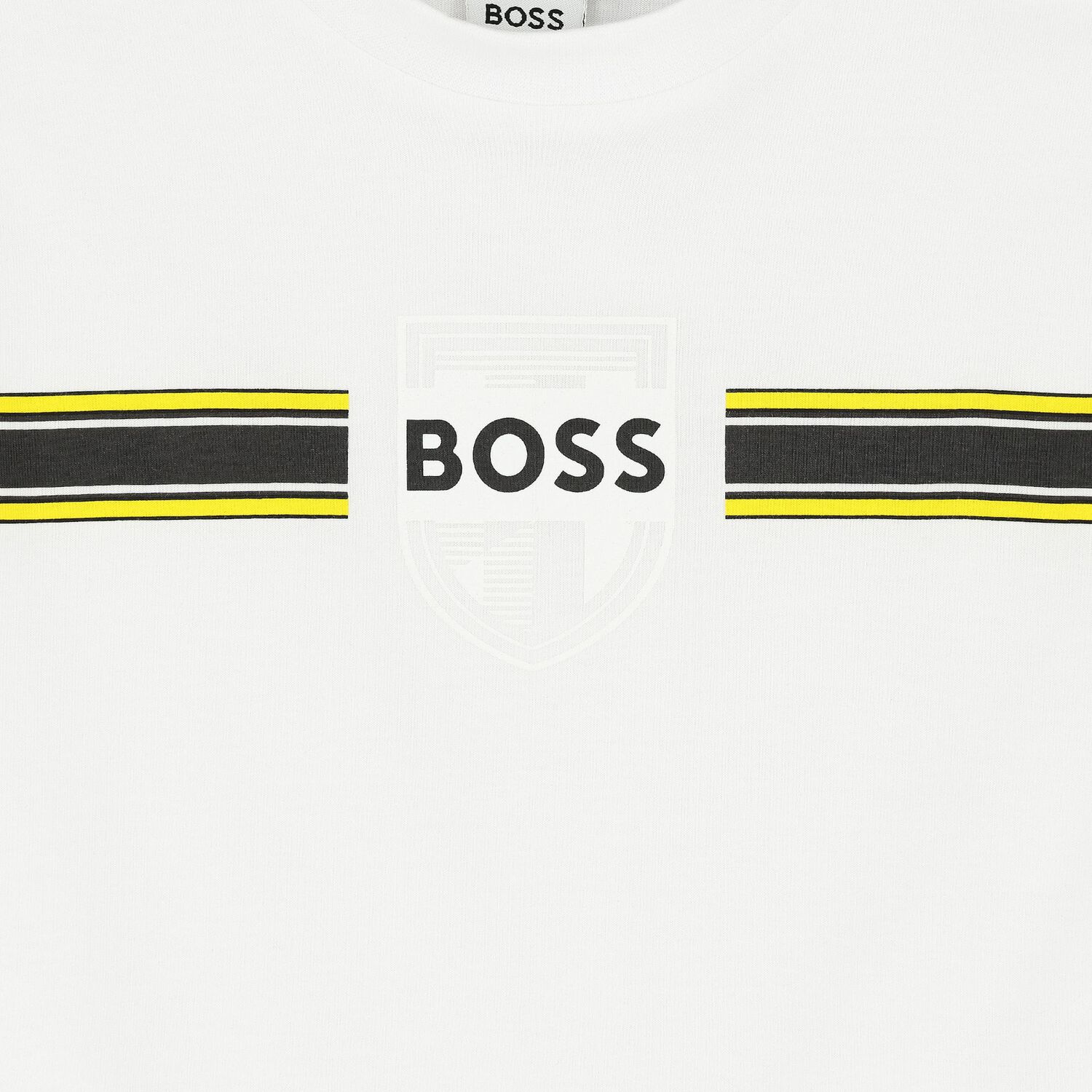 Boys White Logo T-Shirt, 1, hi-res