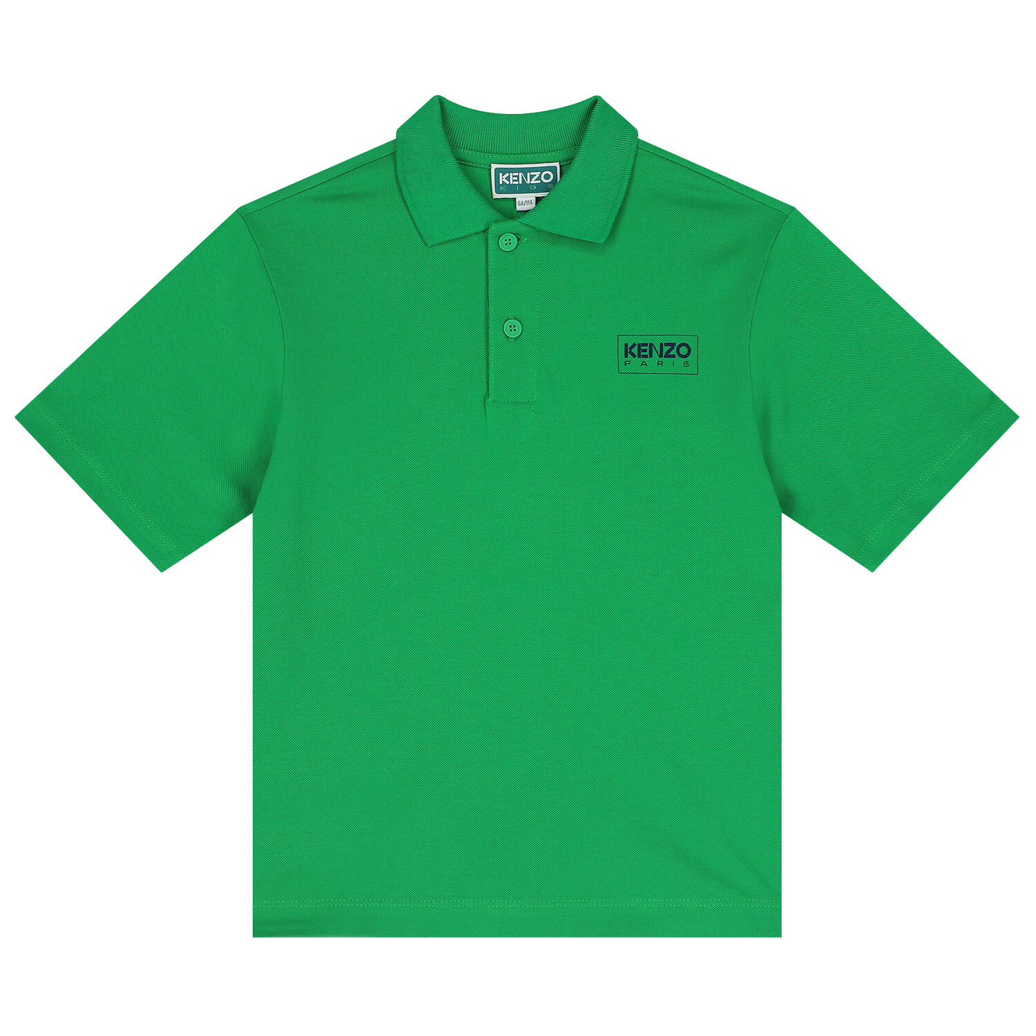 Boys Green Logo Polo Shirt, 1, hi-res