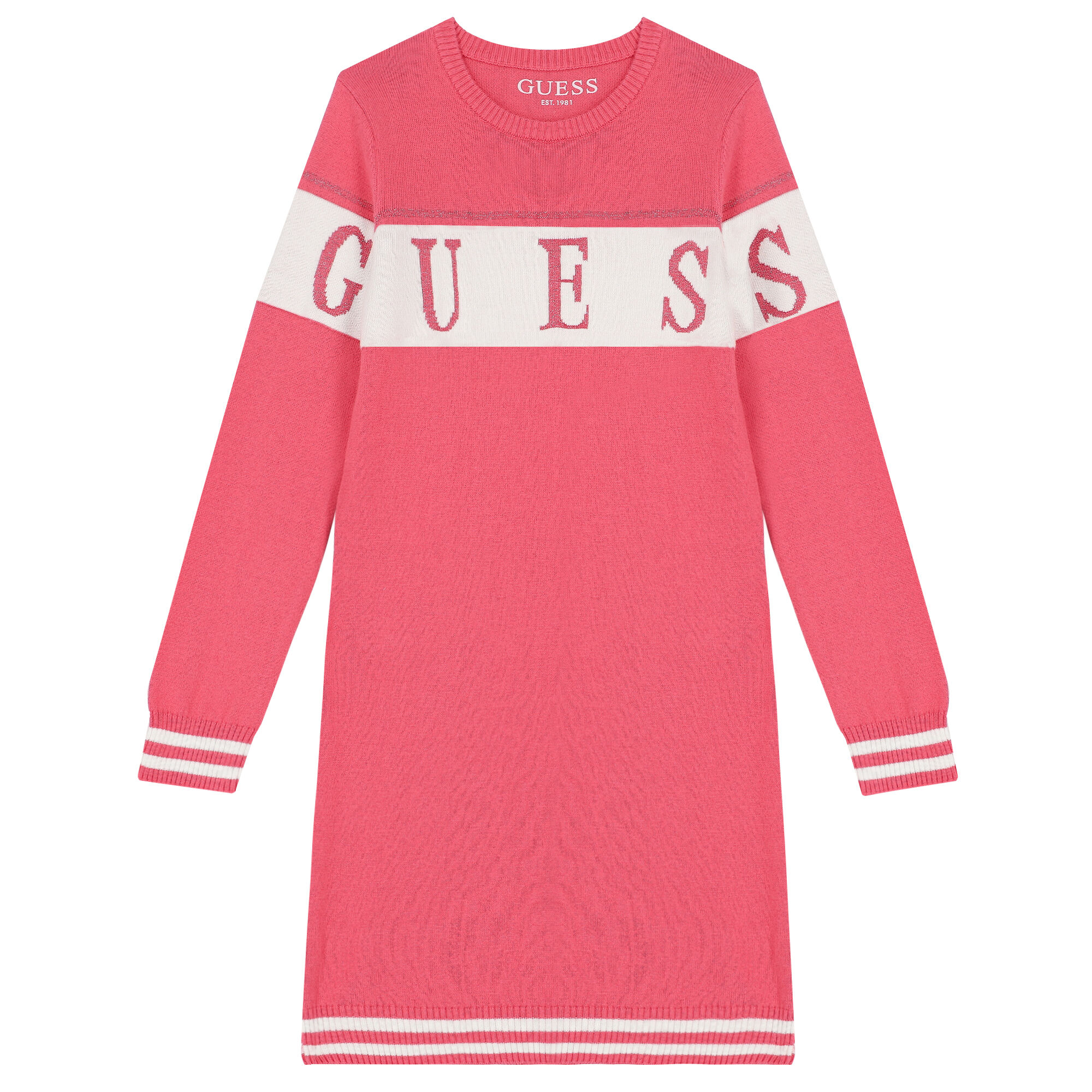 Guess red sweater dress sales