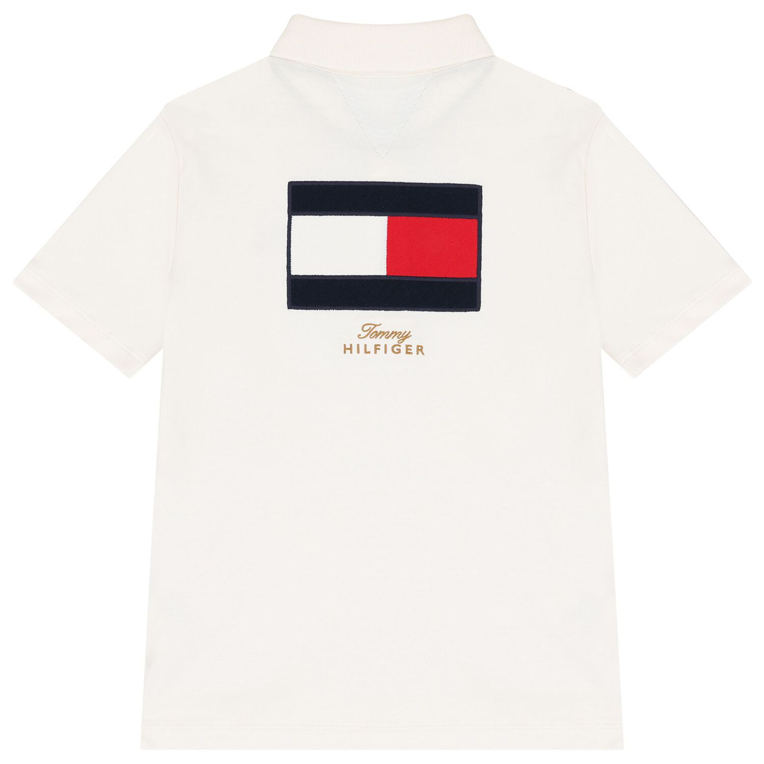 Boys Ivory Logo Polo Shirt, 2, hi-res
