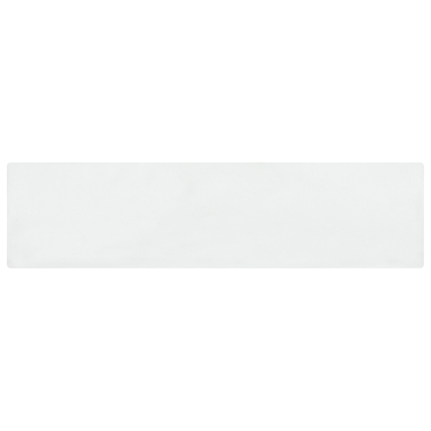Baby Girls White Logo Headband, 1, hi-res