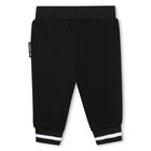 Younger Boys Green & Black Ikonik Karl Tracksuit Set, 1, hi-res