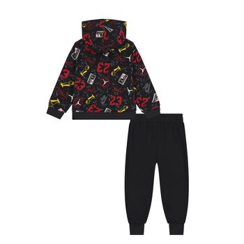 Younger Boys Black Jordan Tracksuit