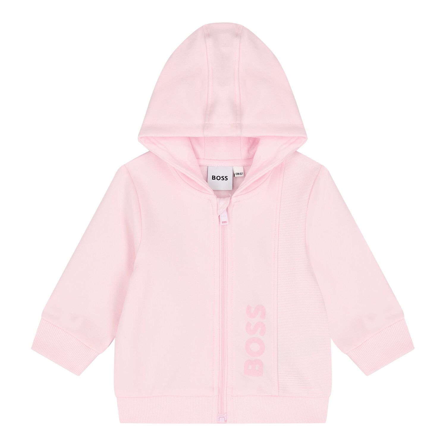 Baby Girls Pink & White Tracksuit Gift Set, 1, hi-res