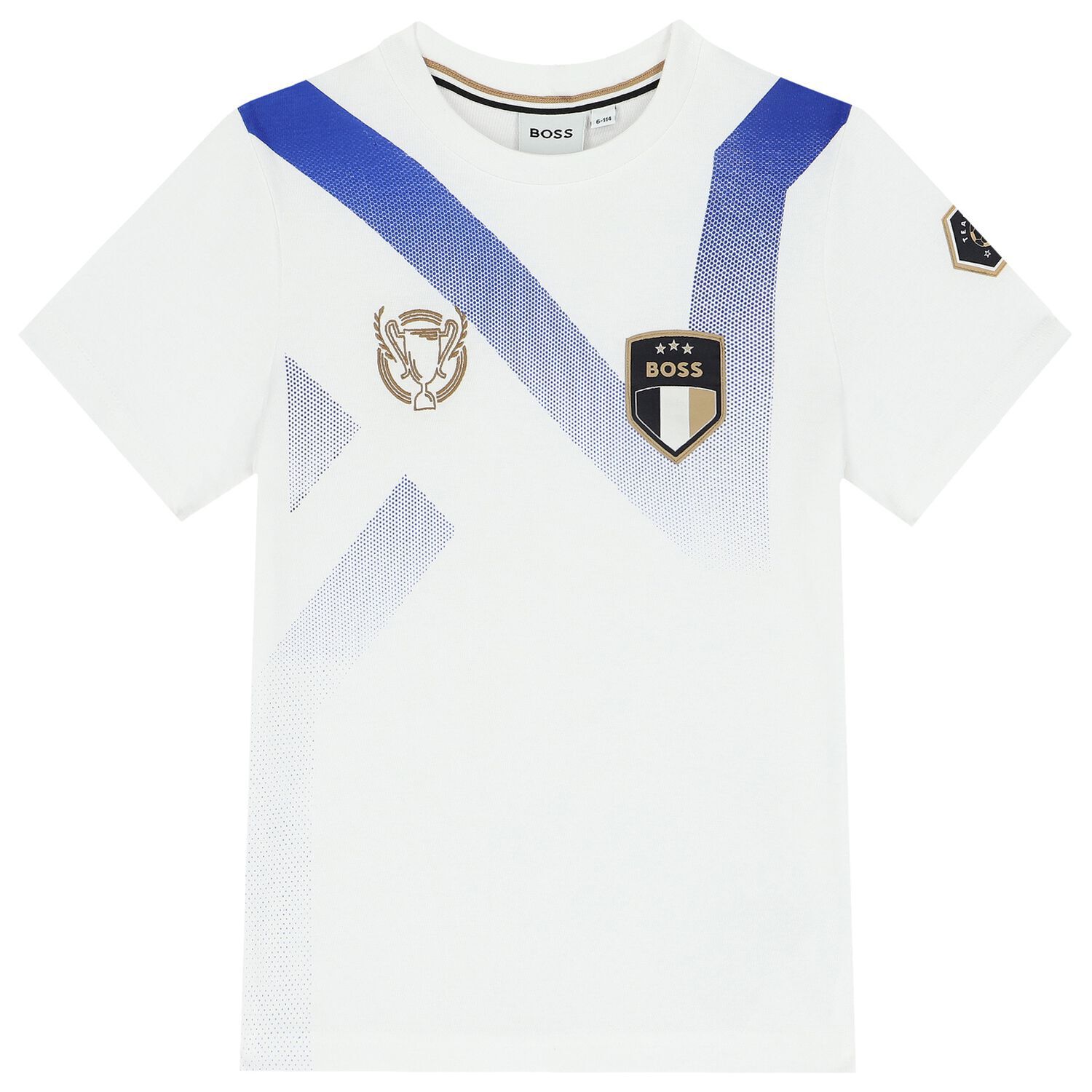 Boys White Logo T-Shirt, 1, hi-res image number null