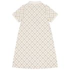 Girls Ivory Logo Polo Dress, 1, hi-res