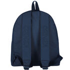 Navy Blue Logo Backpack, 1, hi-res