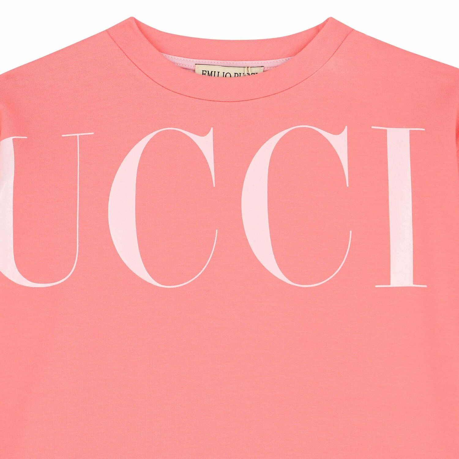 Girls Pink Logo Dress, 1, hi-res image number null