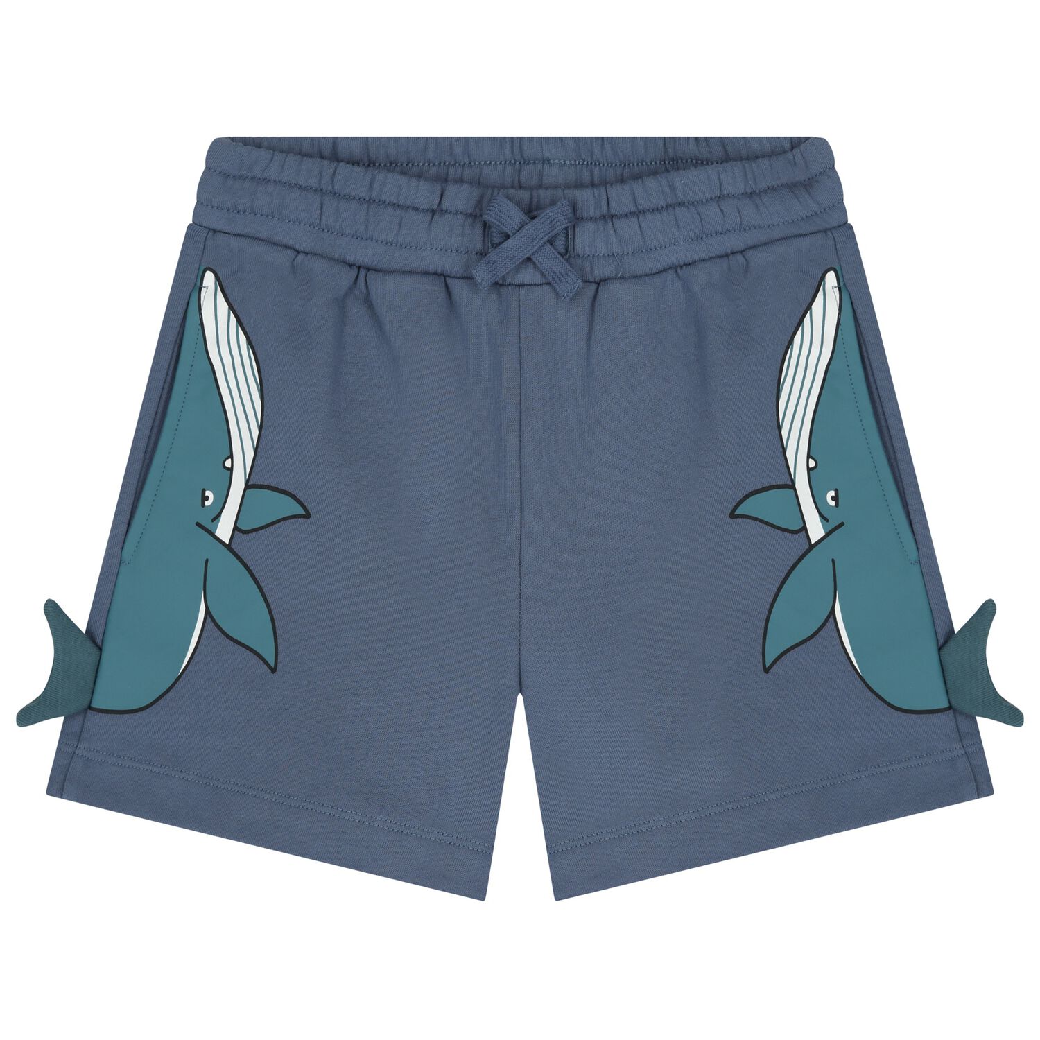 Boys Blue Whale Shorts , 1, hi-res