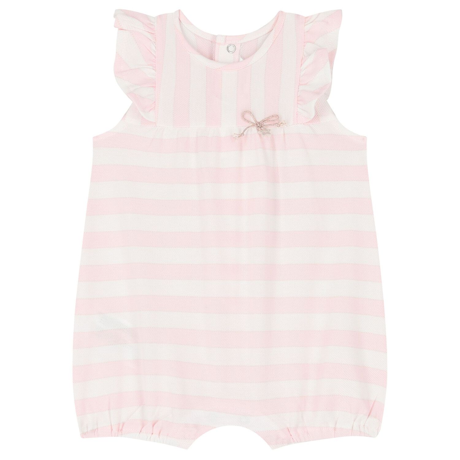 Baby Girls Pink Rompers ( 2-Pack ), 1, hi-res
