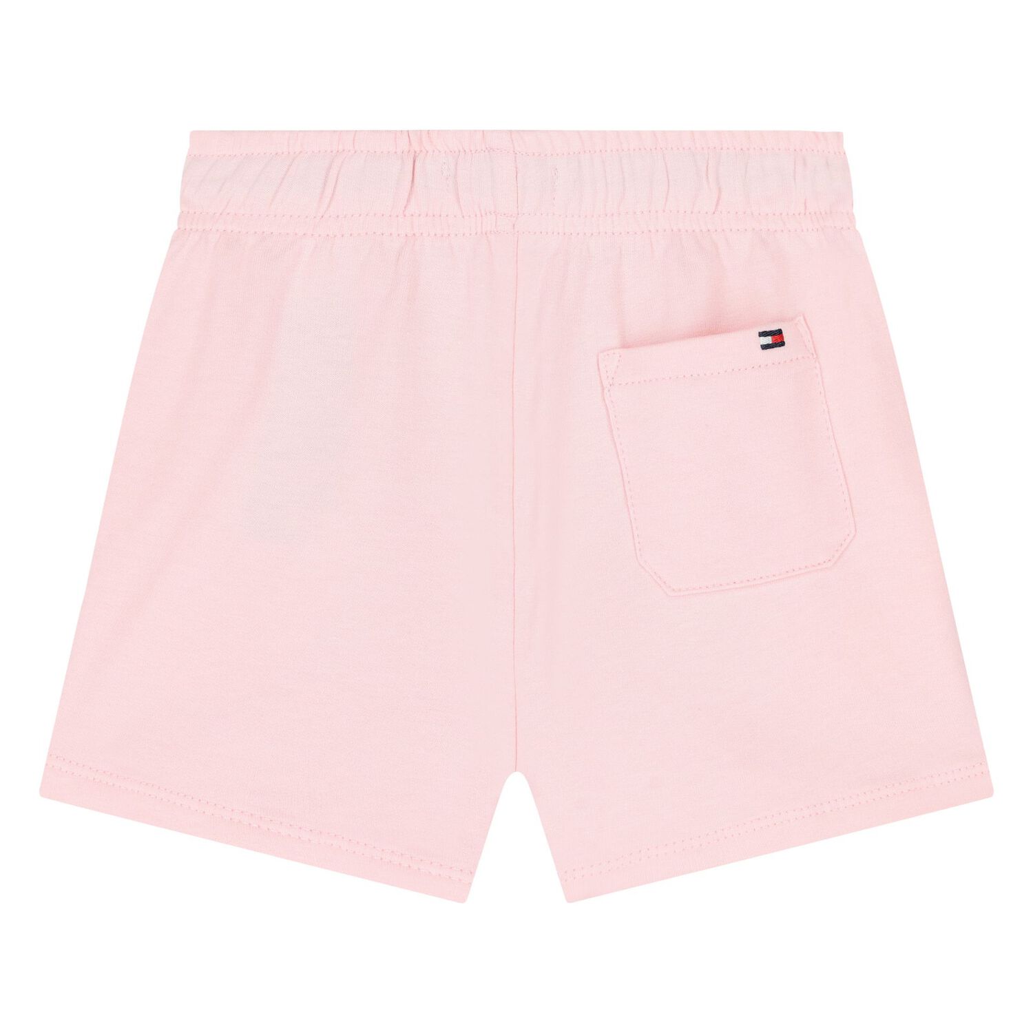 Younger Girls Pink Cotton Shorts Set, 3, hi-res