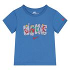 Younger Boys Blue Logo T-Shirt, 2, hi-res