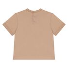 Younger Boys Beige T-Shirts ( 2 Pack ), 2, hi-res