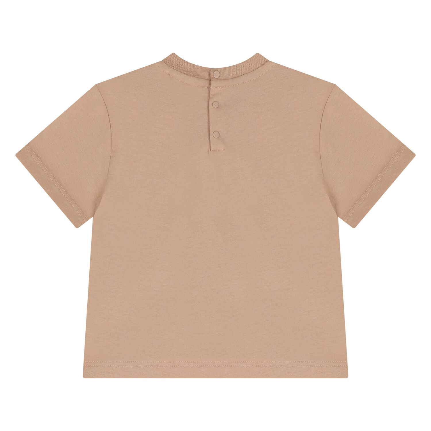 Younger Boys Beige T-Shirts ( 2 Pack ), 2, hi-res