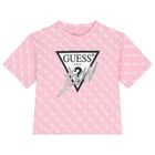 Girls Pink Logo T-Shirt, 2, hi-res
