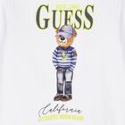 Boys White Teddy Bear Logo Sweatshirt, 1, hi-res