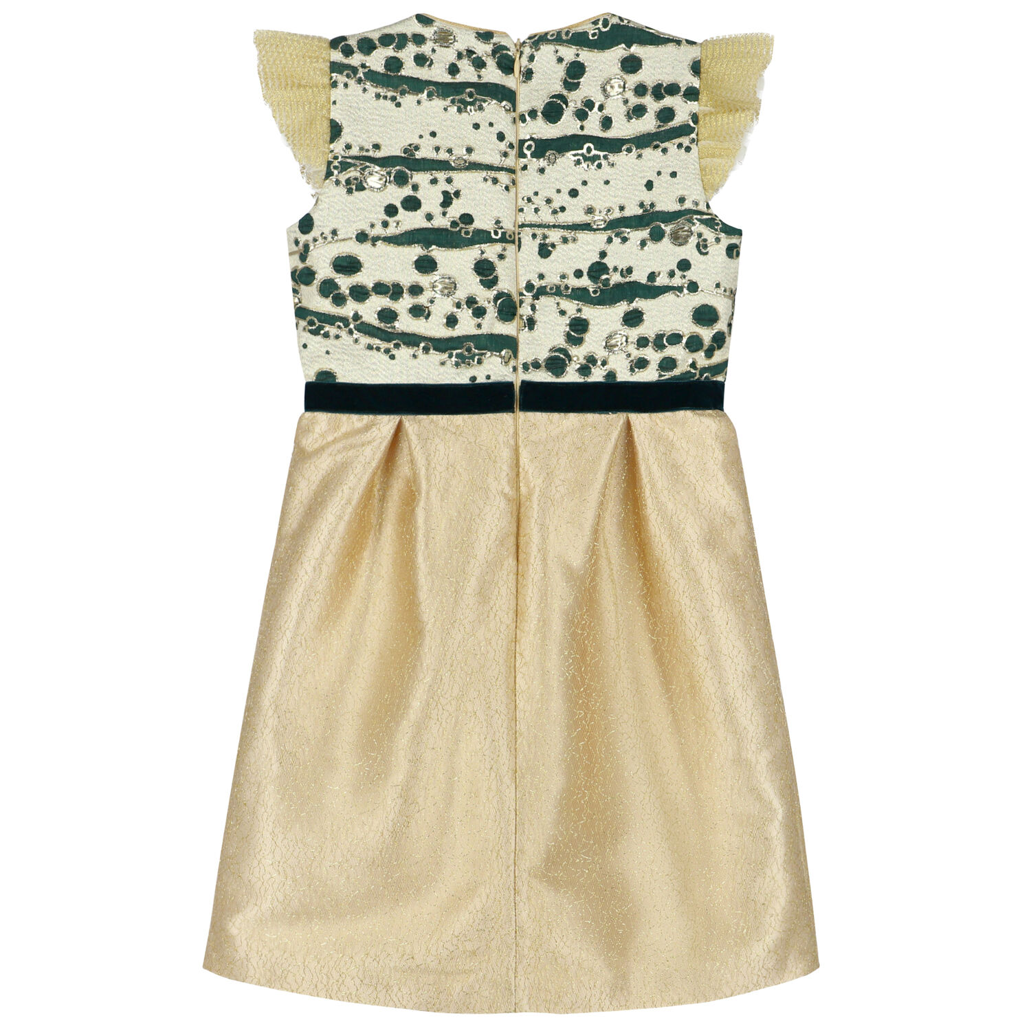 Girls Golds Special Occasion Dress, 1, hi-res