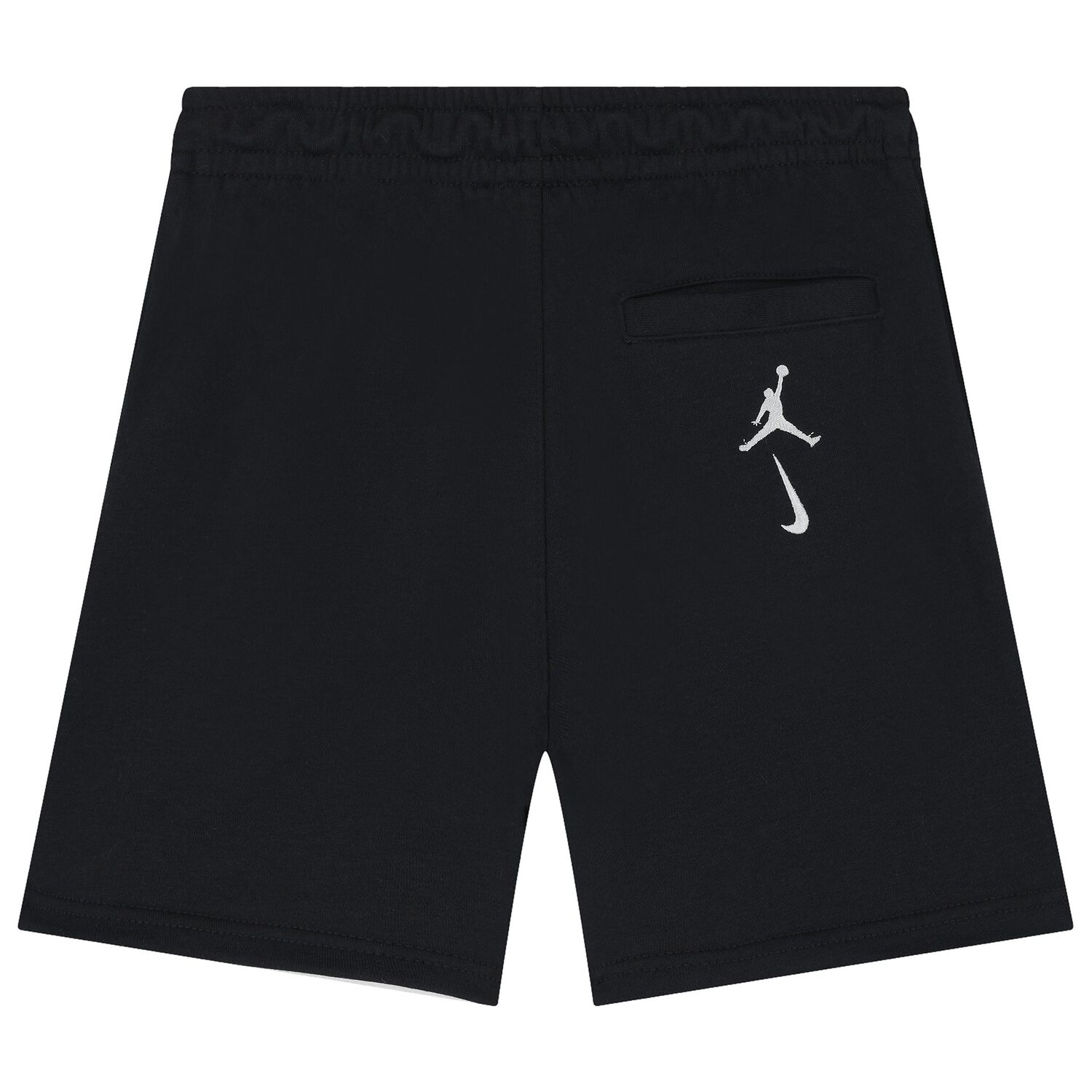 Boys Black Logo Jordan Shorts, 1, hi-res