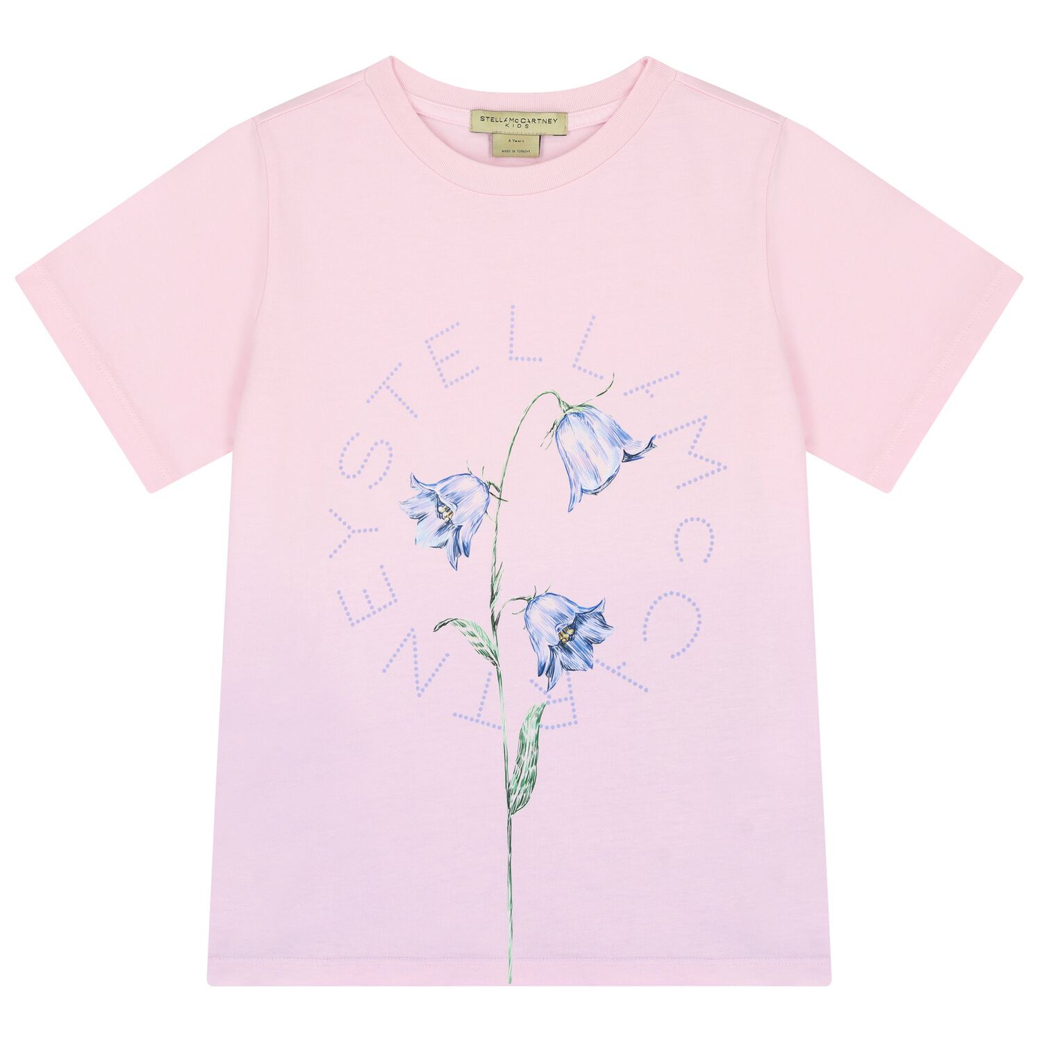 Girls Pink Logo Floral T-Shirt, 1, hi-res