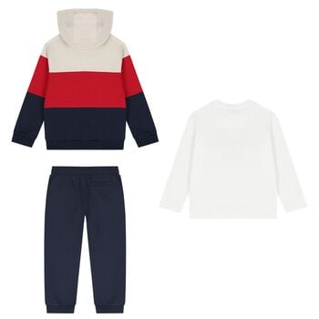 Boys Multi-Coloured Tracksuit Set (3 Piece)