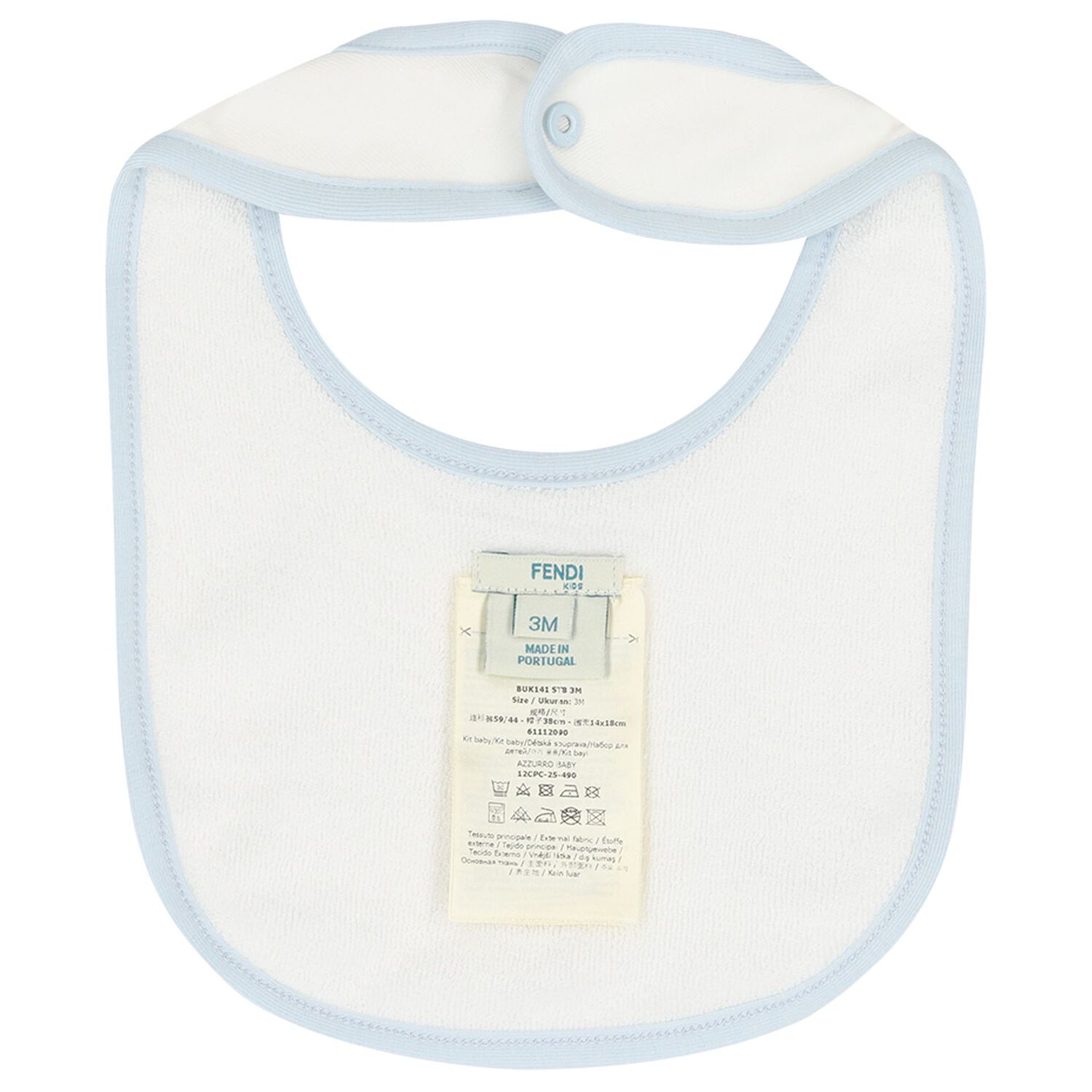 Baby Boys Ivory & Blue Logo Babygrow Gift Set, 3, hi-res
