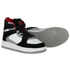 Boys Black & White Logo Trainers, 1, hi-res
