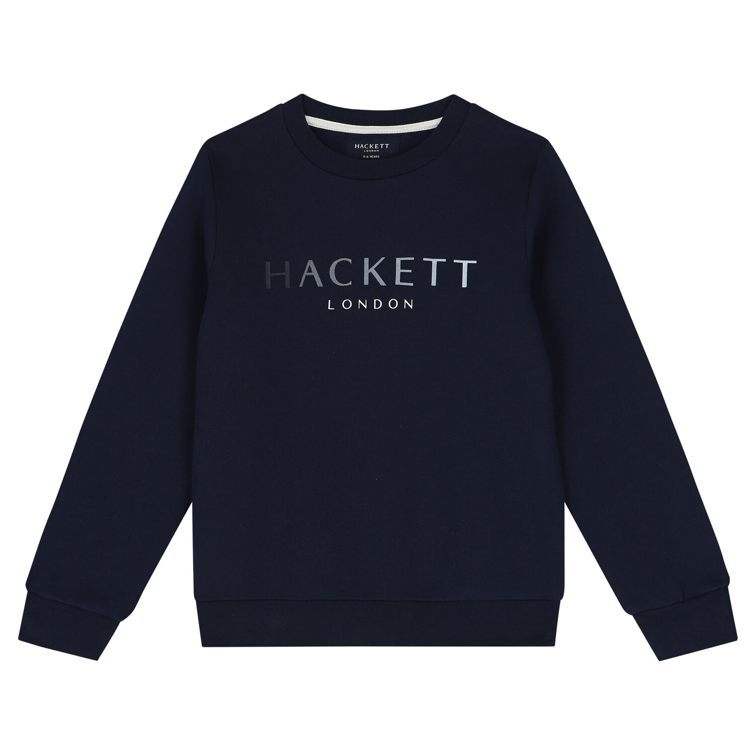 Boys Navy Blue Logo Sweatshirt, 3, hi-res