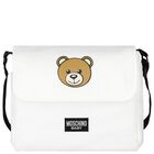 Ivory Teddy Bear Logo Baby Changing Bag, 1, hi-res