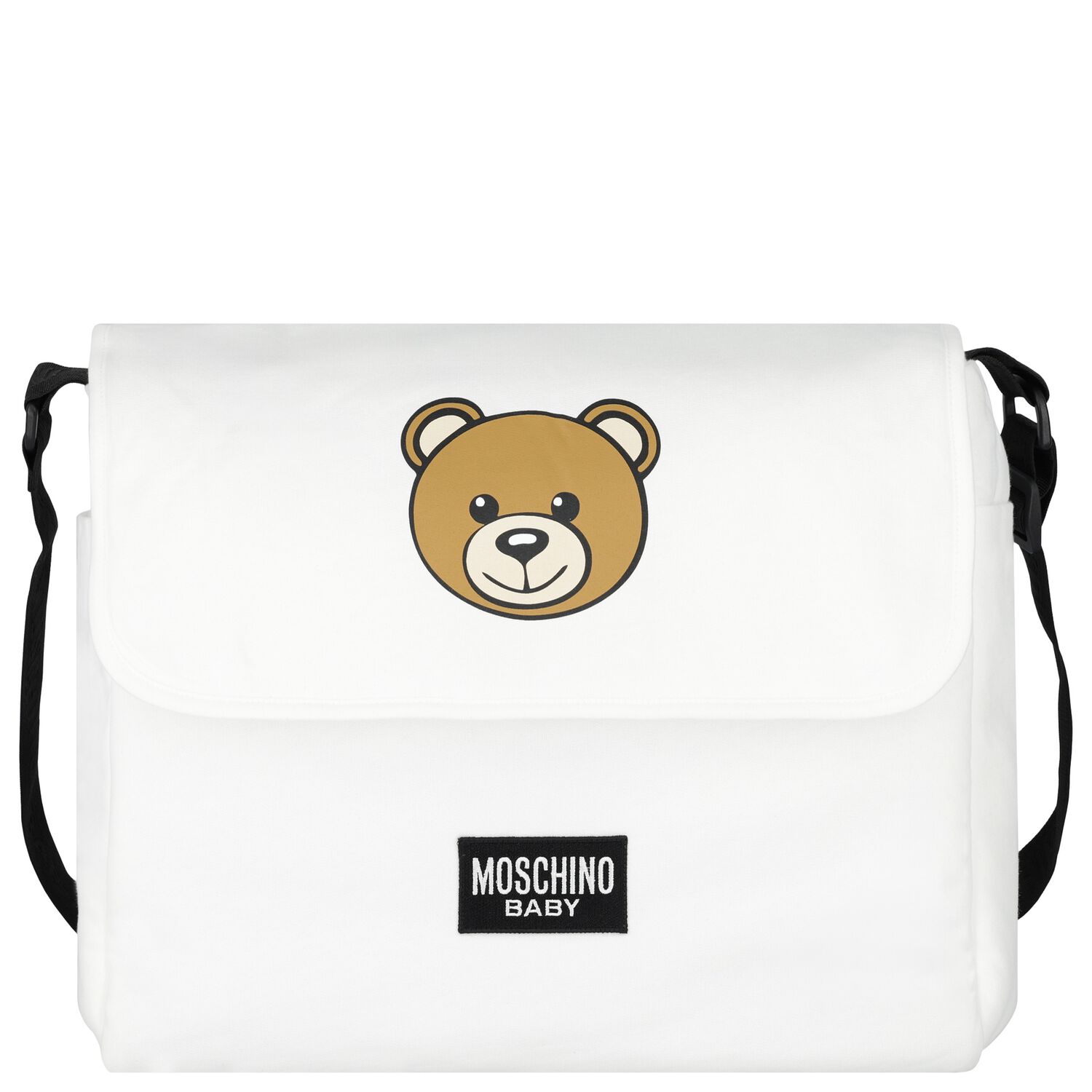 Ivory Teddy Bear Logo Baby Changing Bag, 1, hi-res