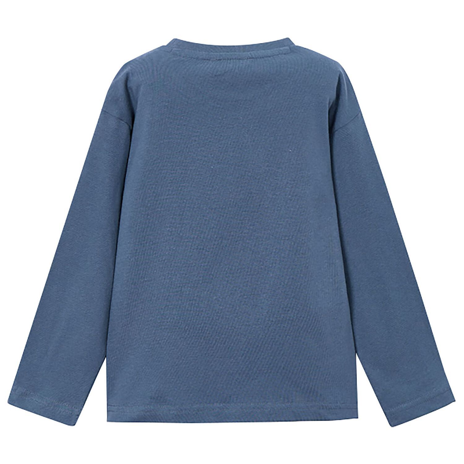 Boys Blue Long Sleeve Top, 1, hi-res