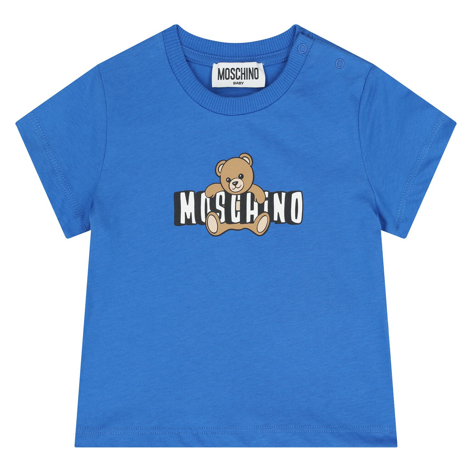 Younger Blue Teddy Bear Logo T-Shirt, 4, hi-res