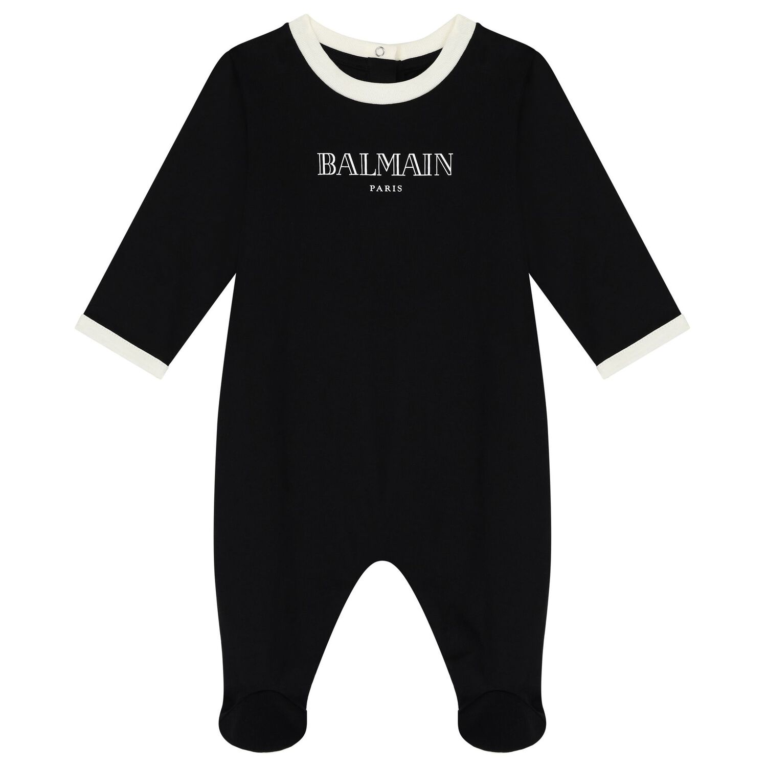 Ivory & Black Logo Babygrow Gift Set, 1, hi-res