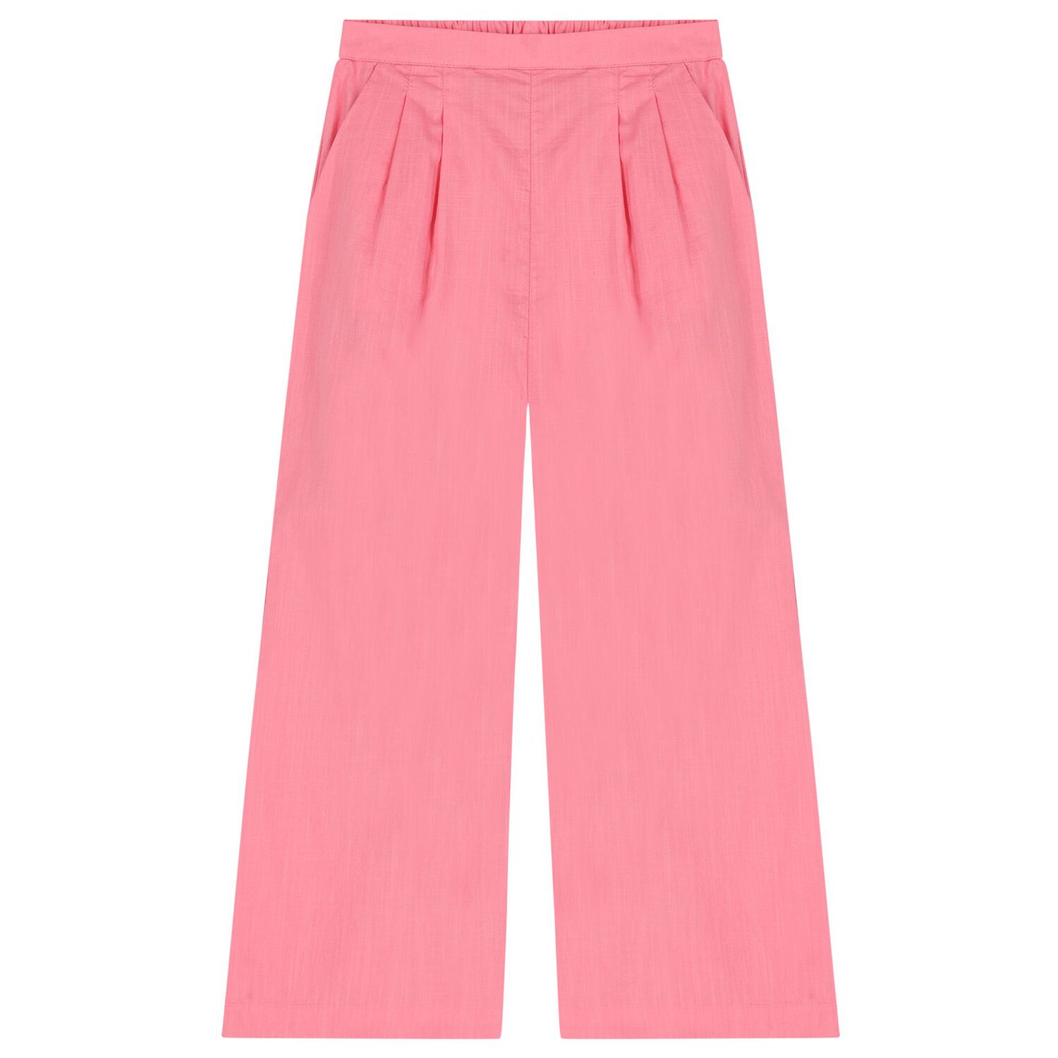 Girls Pink 3D Flower Trousers Set, 1, hi-res